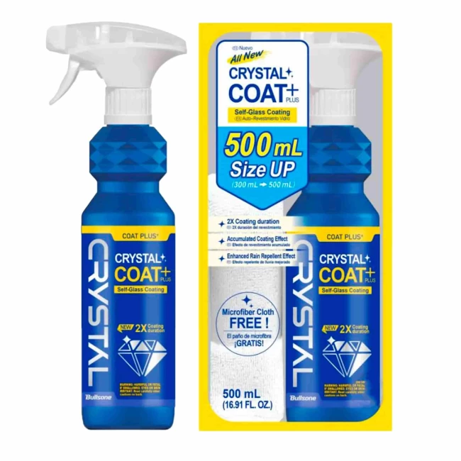 Полироль жидкое стекло Bullsone Crystal Coat Plus 500мл (402370)