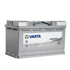 Акумулятор  Varta Silver Dynamic F21 AGM 6CT-80Ah (-/+) (580 901 080)