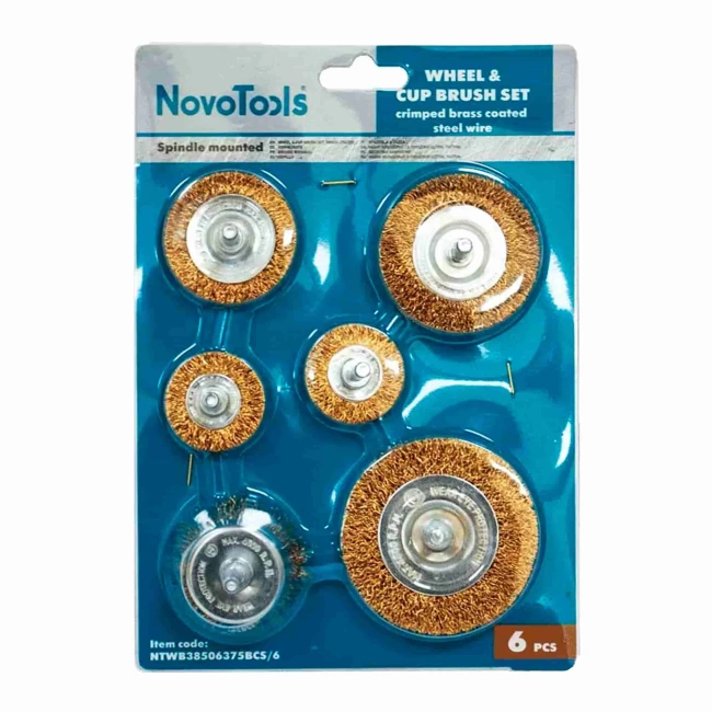 Набор торцевых и кольцевых щеток NovoTools 6шт (NTWB3850637)
