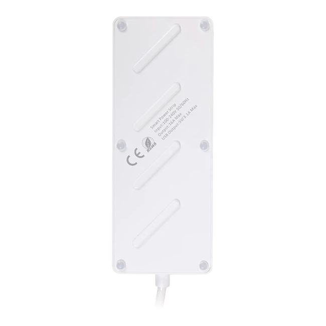 Фільтр мережі Tuya Smart 1.8м 16A 4 розетки 4xUSB (HS082383)