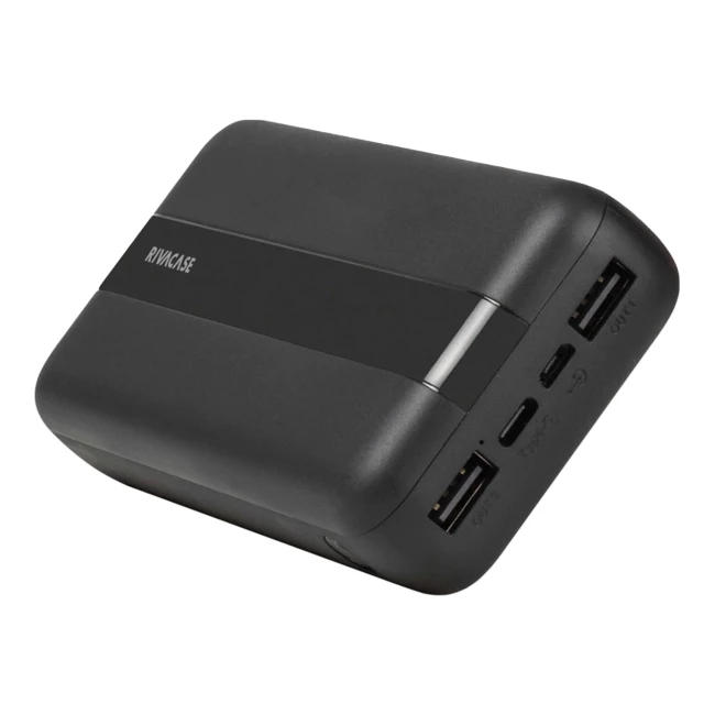 Внешний аккумулятор RivaCase VA2081 20000mAh USB-C 2xUSB-A Black (PB931071)