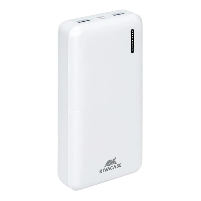 Внешний аккумулятор RivaCase VA2572 20000mAh PD20W USB-C 2xUSB-A QC3.0 White (PB931088)