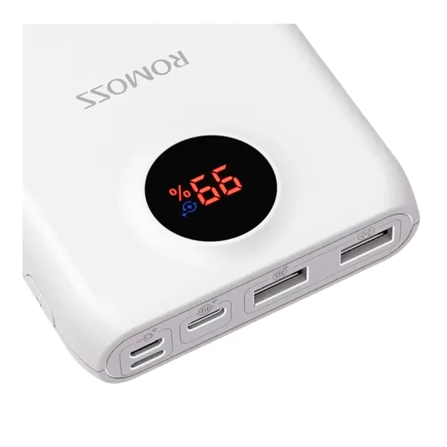 Внешний аккумулятор Romoss SW30 26800mAh PD30W USB-C 2xUSB QC3.0 White