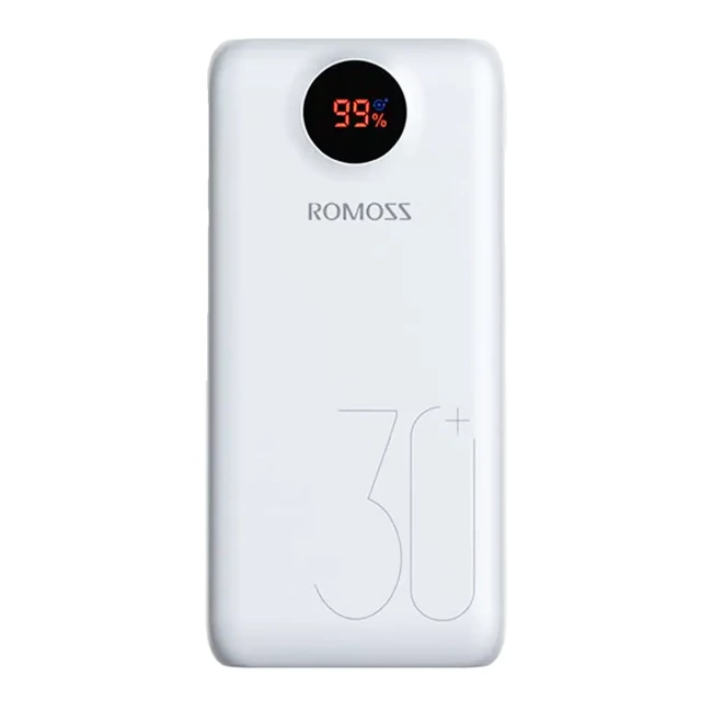 Внешний аккумулятор Romoss SW30 26800mAh PD30W USB-C 2xUSB QC3.0 White