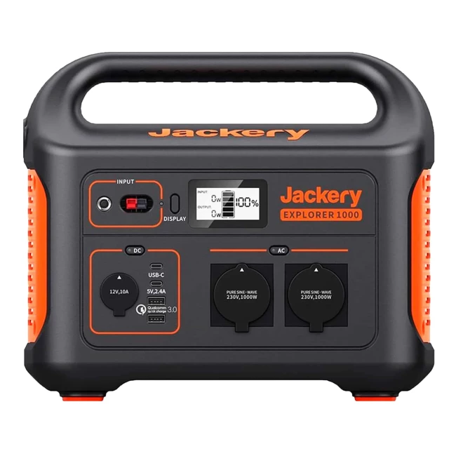 Зарядная станция Jackery Explorer 1000EU 278333mAh 1002Wh 1000W (PB930982) Зарядная станция Jackery Explorer 1000EU 278333mAh 1002Wh 1000W (PB930982)