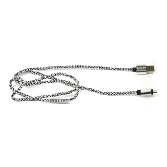 Кабель PowerPlant USB 2.0 AM/Micro B 1м серый (CA910212)