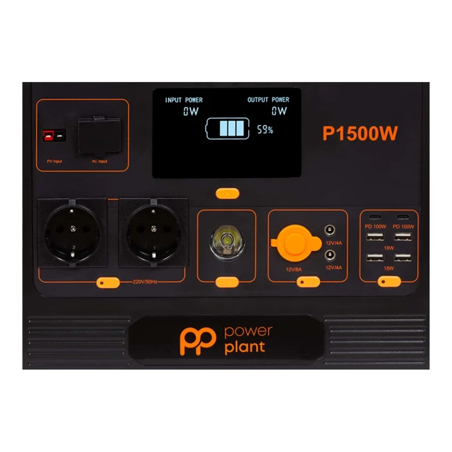 Зарядная станция PowerPlant P1500W 426667mAh 1536Wh 1500W (PB930739)