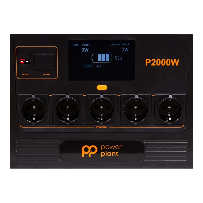 Зарядна станція PowerPlant P2000W 512000mAh 1843.2Wh 2000W (PB930746)