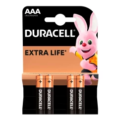 Батарейки DURACELL LR03 MN2400 4шт. (052543)
