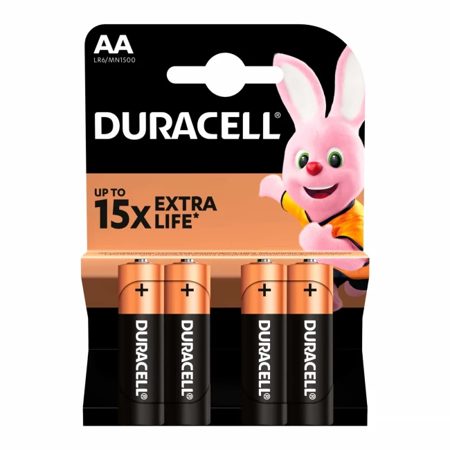 Батарейки DURACELL LR6 MN1500 4шт. (052536)