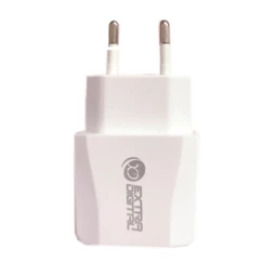 Зарядное устройство ExtraDigital 220V 2xUSB 5V 2.1A