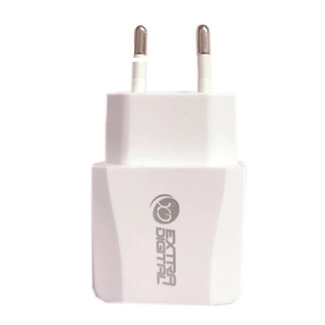 Зарядний пристрій ExtraDigital 220V 2xUSB 5V 2.1A (SC230242) Зарядний пристрій ExtraDigital 220V 2xUSB 5V 2.1A (SC230242)