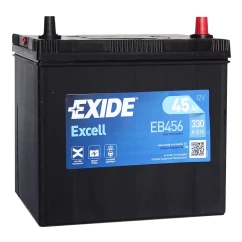 Автомобильный аккумулятор EXIDE Excell 6СТ-45Ah АзЕ ASIA 330A (EN) EB456 (76218)