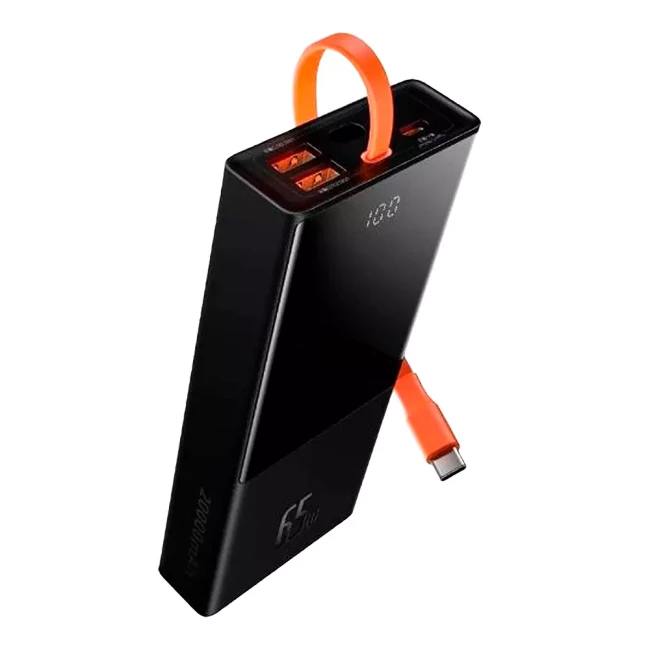 Зовнішній акумулятор Baseus Baseus 20000mAh PD 65W USB-C 2xUSB QC 3.0 (PPJL000001)