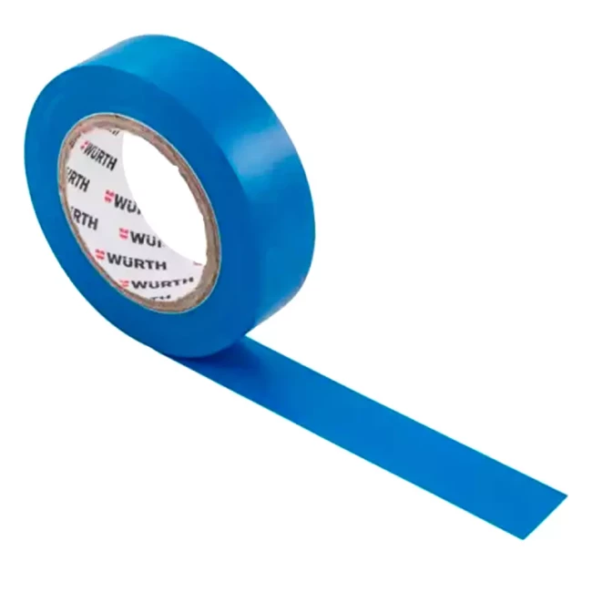 Изоляционная лента Wurth PVC синяя 18мм/10м (1985105) Изоляционная лента Wurth PVC синяя 18мм/10м (1985105)