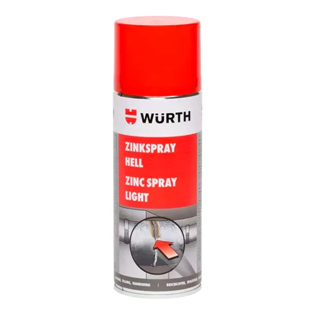 Цинк-спрей світлий Wurth 400мл (0893113114)