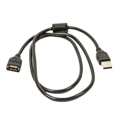 Кабель PowerPlant USB 2.0 AF – Am 1.0 м One ferrite (CA910694)