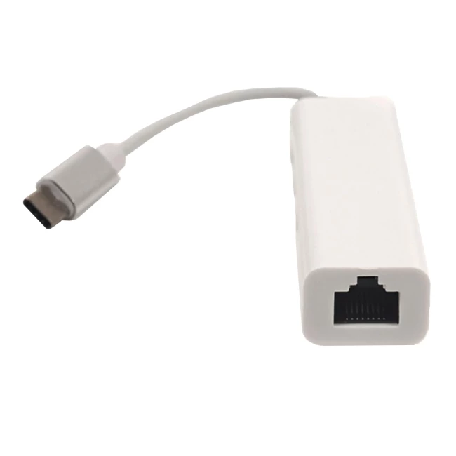 Перехідник PowerPlant USB 3.1 Type-C – 3 порти USB 2.0 + Ethernet (CA910397)