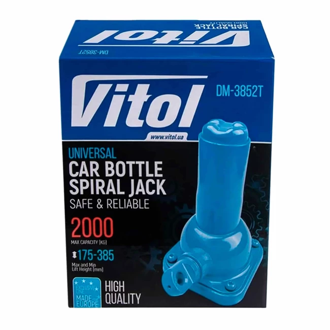 Домкрат механічний VITOL 2т (ДМ-3852Т/ST-107B)