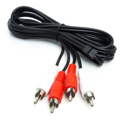 Аудио кабель PowerPlant 2*RCA - 2*RCA 1 м (CA912032)
