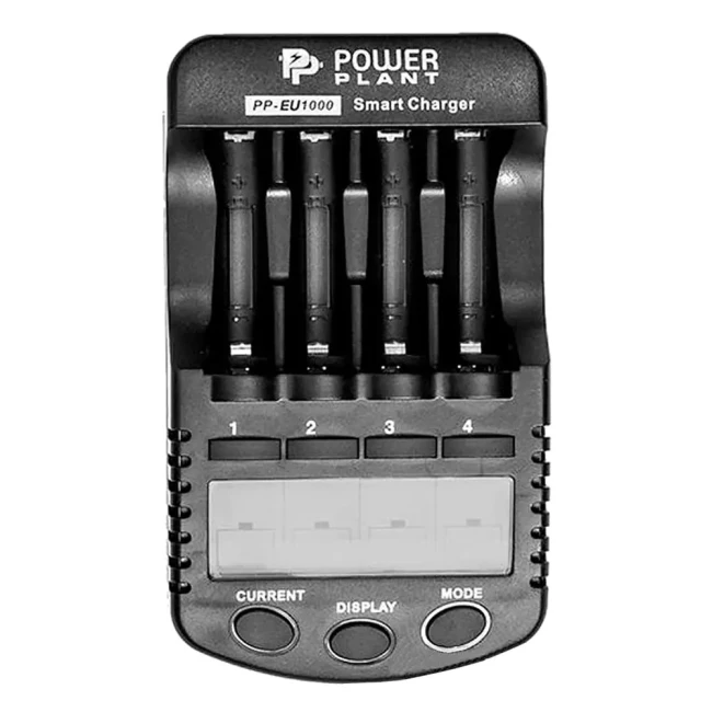 Зарядний пристрій PowerPlant AA/AAA/PP-EU1000 (DV00DV2362)