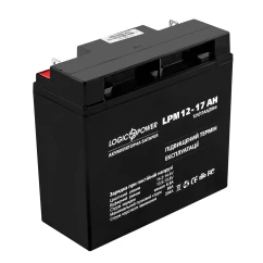 Акумулятор Logic Power LPM 6CT-17Ah AGM АзЕ