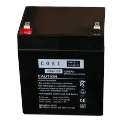 Аккумулятор COSI AGM 12V 5Ah Terminal T1 (4.75мм) (CSB-125) (NV820962)