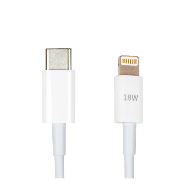 Кабель PowerPlant USB Type-C - Lightning 18W 1м (CA913268) Кабель PowerPlant USB Type-C - Lightning 18W 1м (CA913268)