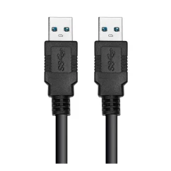 Кабель PowerPlant USB 3.0 AM – AM 1.5м черный (CA911820)