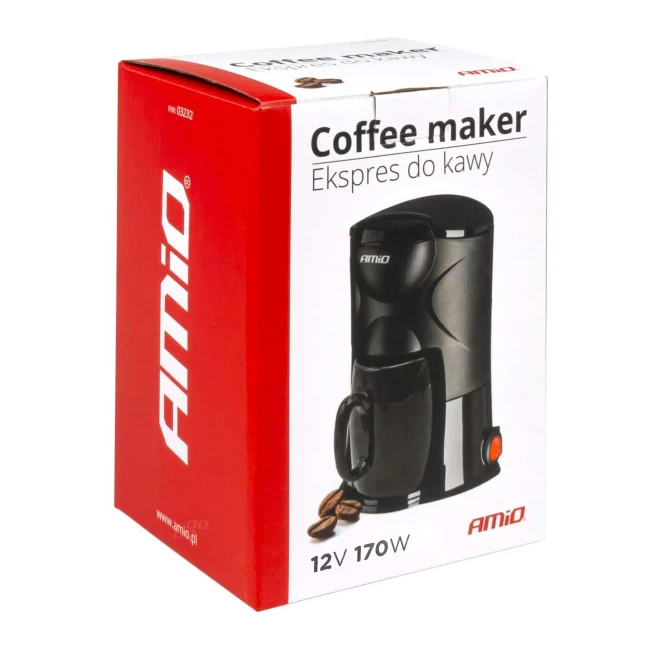 Кофеварка AMiO Coffee Maker 12V 170W 0.15л (03232/032329)