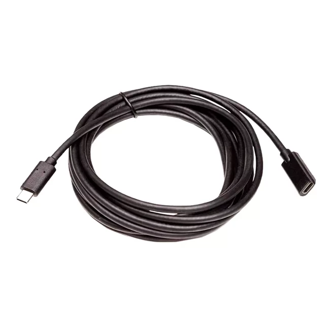 Кабель PowerPlant USB Type-C Power M/F USB 3.0 3А AWG24+32 1.5м (CA912582)