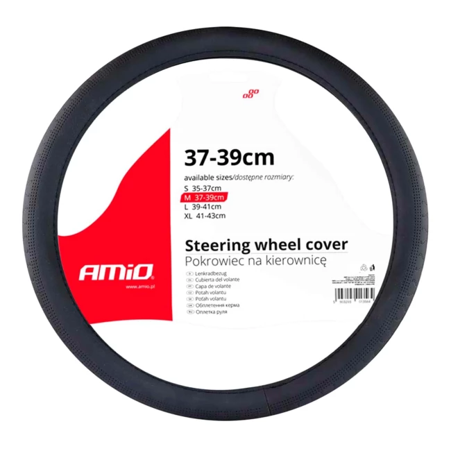 Чохол на кермо AMiO SWC-31-M чорний M (02568/025680)