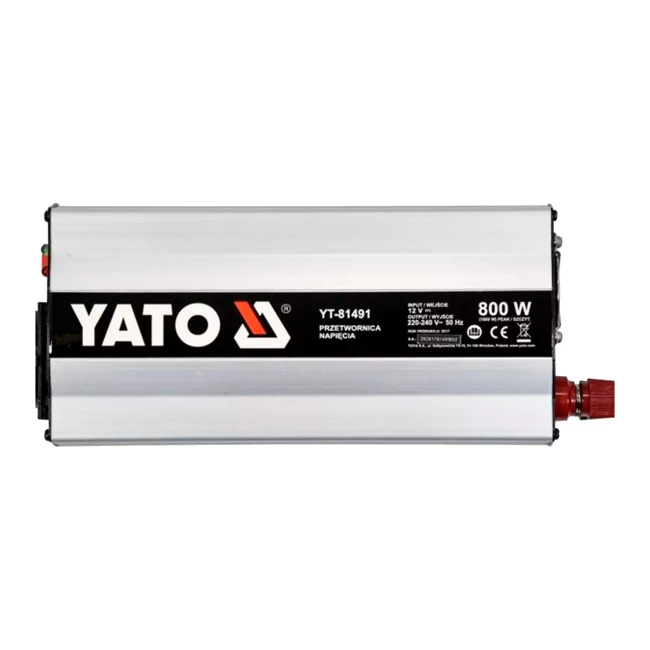 Автомобильный инвертор YATO (преобразователь постоянного тока) (YT-81491)