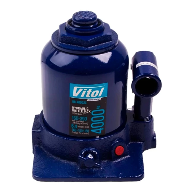 Домкрат гідравлічний VITOL 4т (ДБ-40002Ц/TF0402) Домкрат гідравлічний VITOL 4т (ДБ-40002Ц/TF0402)