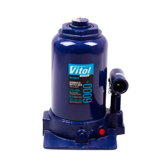 Домкрат гідравлічний VITOL 6т (ДБ-60002Ц/TF0602)