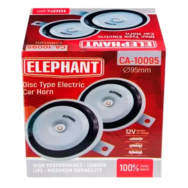 Сигнал дисковый Еlephant 12V Ø95мм (СА-10095)