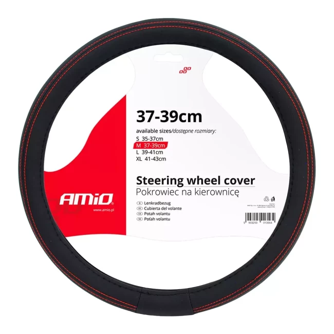 Чехол на руль AMiO SWC-01-M черный M (01355/013557) Чехол на руль AMiO SWC-01-M черный M (01355/013557)