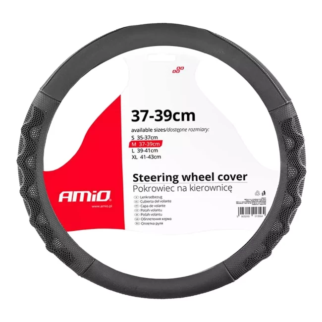 Чехол на руль AMiO SWC-26-M черный M (02563/025635)