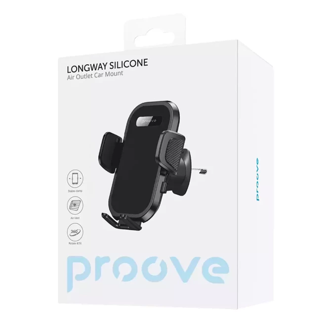 Тримач в машину Proove Longway Silicone Black (257019) (484060001)