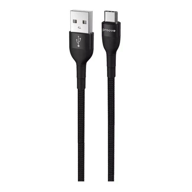 Кабель Proove Weft Type-C 3A 1м Black (472925) (349220001)