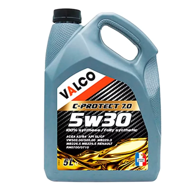 Моторное масло Valco C-Protect 7.0 5W-30 5л Моторное масло Valco C-Protect 7.0 5W-30 5л