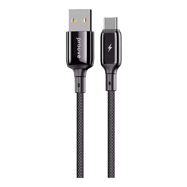 Кабель Proove Dense Metal Type-C 2.4A 1м Black (400385) (504980001)