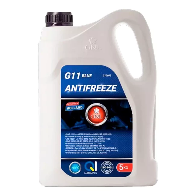 Антифриз GNL G11 -40°C синий 5л (862158)