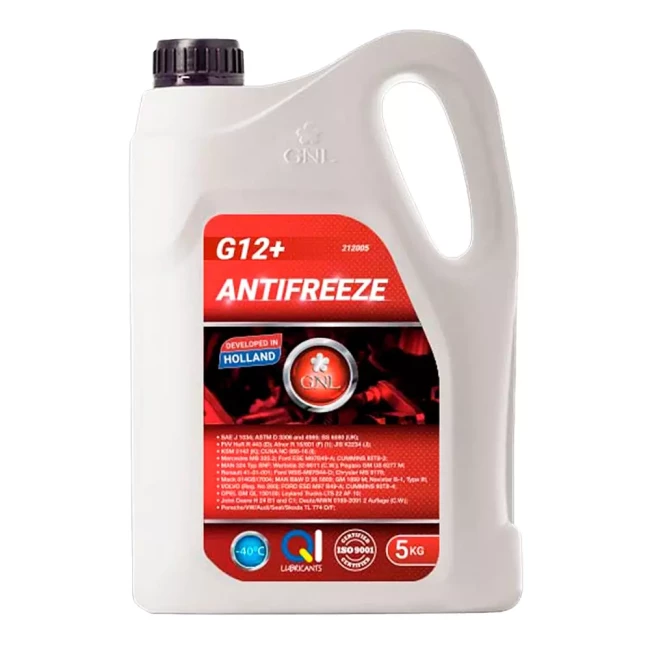Антифриз GNL G12+ -40°C красный 5л (862219) Антифриз GNL G12+ -40°C красный 5л (862219)