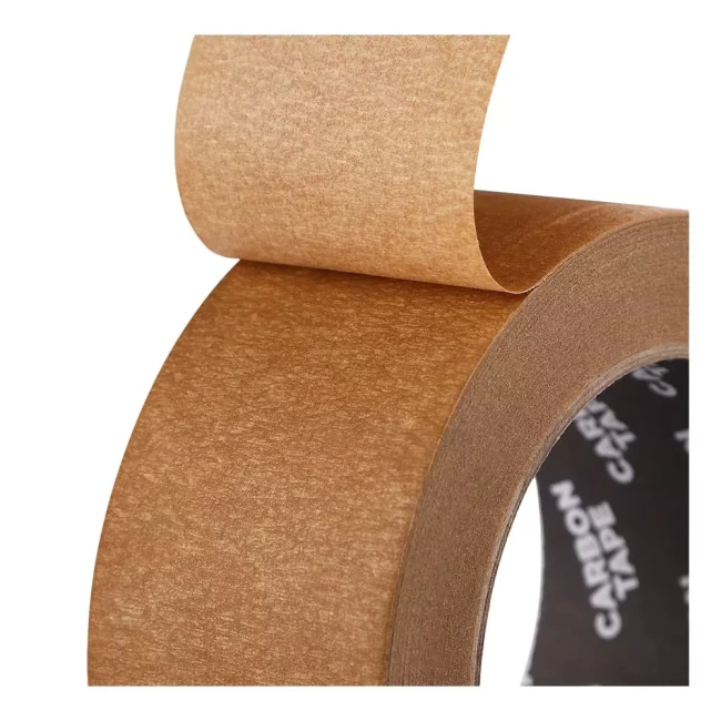 Лента малярная CARBON TAPE коричневая 120 градусов 0,03x25 м (40753435) (435010)