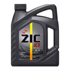 Моторное масло ZIC X7 FE 0W-20, 4л (162617)