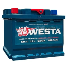 Автомобильный аккумулятор WESTA 6CT-50 А Аз (19236) (WPR5001LB1)