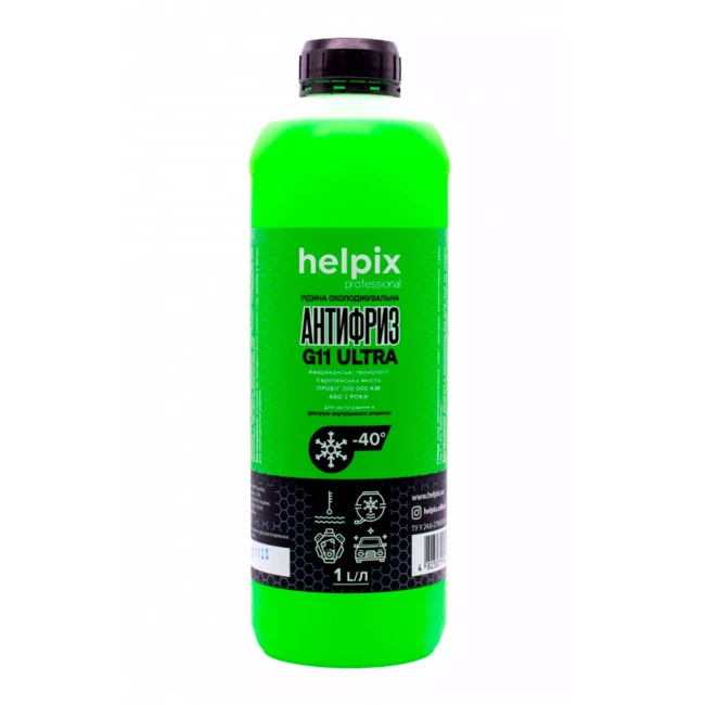 Антифриз HELPIX G11 зеленый 1 л (806683)