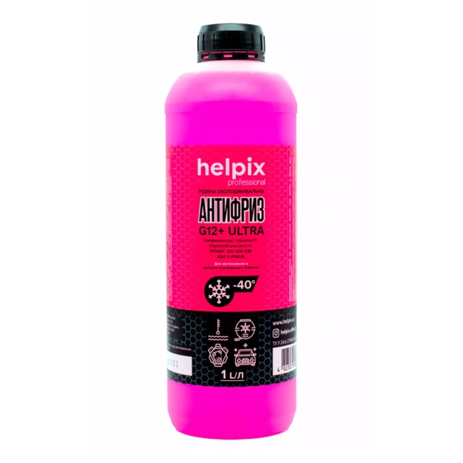Антифриз HELPIX G12 розовый 1 л (806713)