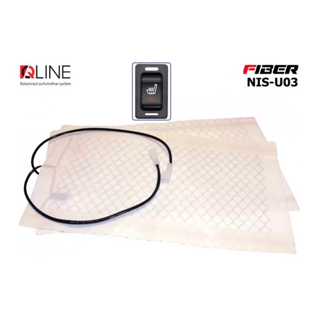 Підігрів сидінь QLine Fiber NIS-U03 Підігрів сидінь QLine Fiber NIS-U03